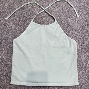 Brandy Melville Mint Green Halter Top - One Size - final sale